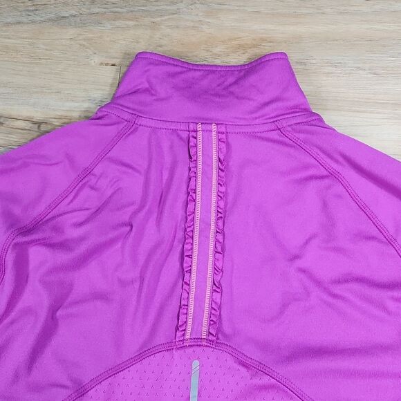 💜Champion Fuchsia & Neon Athletic Long Sleeve Top Medium - Picture 4 of 10